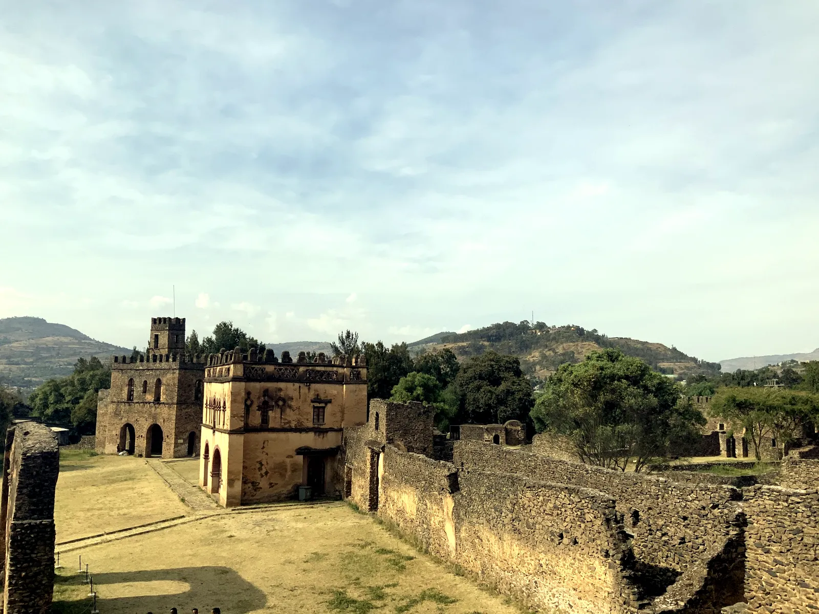 Gondar royal castle complex.