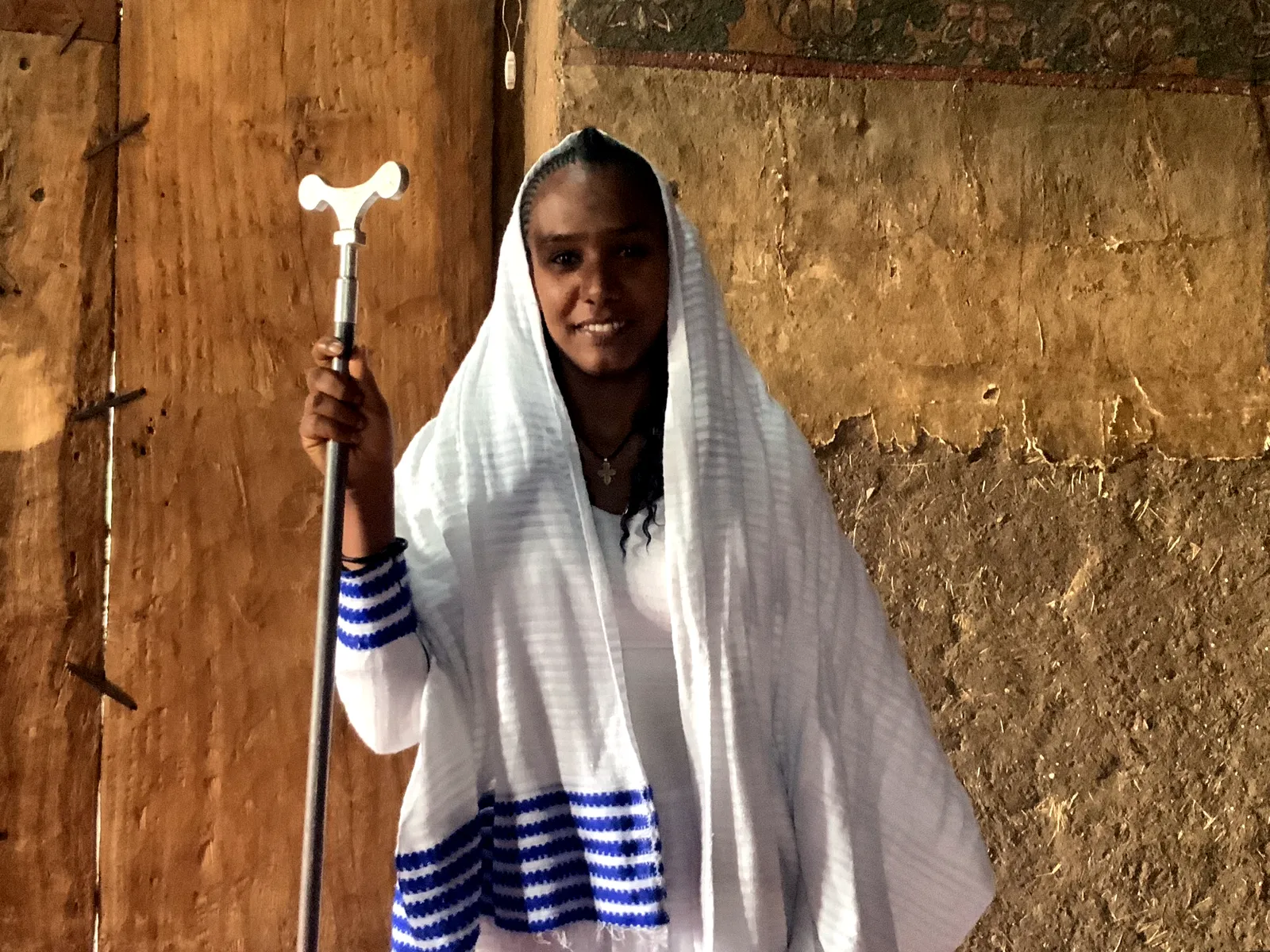 Woman in traditional dress in the Bahir Dar media collection.